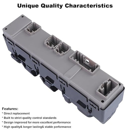 Driver Side Master Power Window Switch For Chevy Avalanche Silverado Suburban Tahoe GMC Sierra Yukon XL 1500 2500 3500 HD Classic Cadillac Escalade ESV EXT 2003 2004 2005 2006 2007 OE DWS-220 15883323