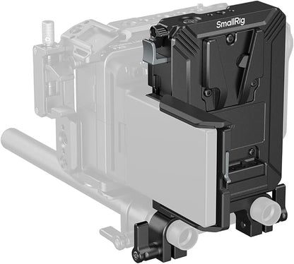 SMALLRIG V-Mount Battery Plate Kit for 15mm LWS Rods, with Dual Rod Clamp, LCD Screen Protector & Cable Clips, D-Tap & USB-C Supply, All-in One Camera Video Rig for Mirrorless/DSLR