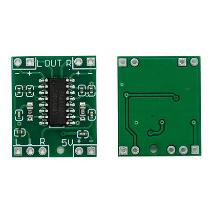 5PCS PAM8403 2x3W Class D Digital Amplifier Board - Ultra-Mini Power Amplifier Module with 2.5-5V Input USB Power Supply for Audio Speakers and Sound Systems (Without Potentiometer)