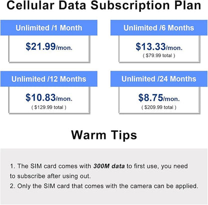 4G LTE Cellular Security Camera Wireless Outdoor，No Wifi Solar Powered Outside Camera , 2K Color Night Vision, PIR Motion Sensor, 360° Live View, 2-Way Audio, SIM Card $ SD Card Included, Free Trial