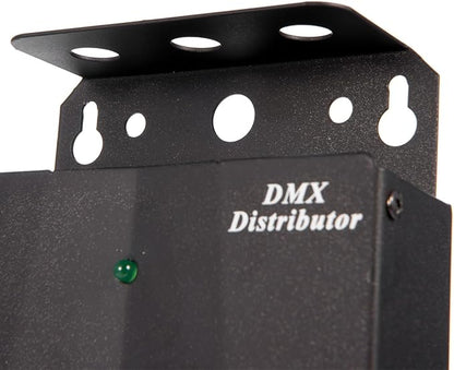 MFL. 4-Way Isolated DMX Splitter Amplifier Distributor with 3-Pin Outputs