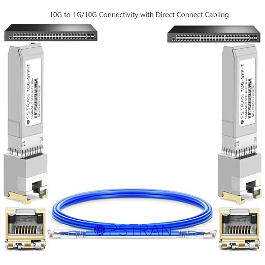 OPSTRAN 10GBASE-T SFP+ to RJ45 Copper Transceiver Module Compatible with Arista SFP-10GE-T 10G SFP+ 30m Cat6a/7 4 Pack