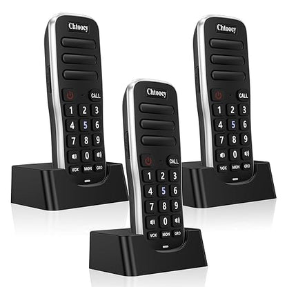 Intercoms Wireless for Home, 1 Mile Long Range for House Business Office, Handheld Room to Room Communication System, Rechargeable Loud & Clear 10-Channel Anti-Interference Intercom System