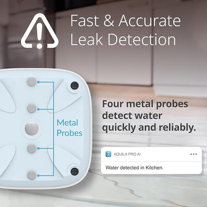 D-Link Add-on Remote Battery-Powered Water Leak Sensing Pod, Long-Range, Compatible Only with SW-A11KT, Single and Multi-Pack (SW-A2)