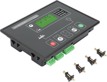 Generator Electronic Controller Module Control Panel with 132 x 64 Pixel LCD Display Compatible with DSE5110, Features Maintenance Cycle Reminders and Remote Network Monitoring