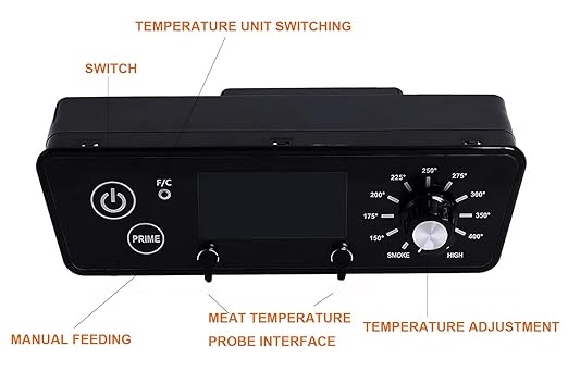 Pit Boss Control Board, Digital Thermostat Control Board Kit Replacement for Pit BOSS PBV3P1 Vertical Pellet Smoker