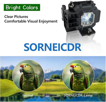 SORNEICDR NP07LP LV-LP31 Replacement Projector Lamp Compatible with NEC NP300 NP400 NP500W NP600 NP300A 610SG 500WS 510WS 600S 610S 510WG 500WSG 510WSG 510WSGEDU LV-7375 8300 7370 7275 8310 8215