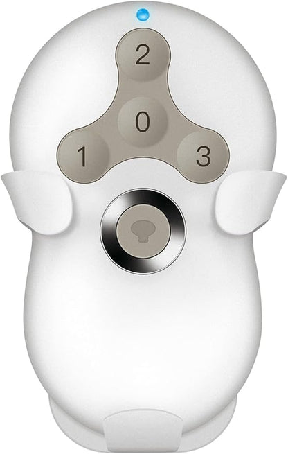 Ceiling Fan Remote Control Replacement for Hunter, Compatible with Hunter Remote 99122/99123, 3 Speed, Light Dimmer, 434MHz, Easy to Set with Mount Holder, Remote only - Receiver Not Included