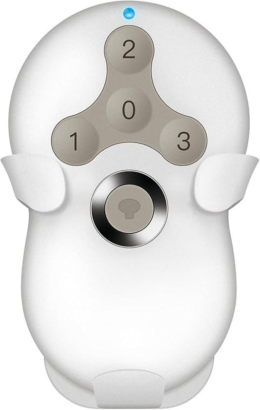 Ceiling Fan Remote Control Replacement for Hunter, Compatible with Hunter Remote 99122/99123, 3 Speed, Light Dimmer, 434MHz, Easy to Set with Mount Holder, Remote only - Receiver Not Included