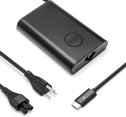65W Type c USB c Ac Charger Compatible with Dell xps 13 9360 13 9365 2in1 13 9315 9320 5420 5290 5480 5491 5495 5520 5530 5580 5590 5591 7280 7290 Power Adapter Supply Cord