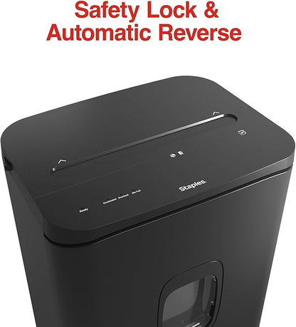 Staples 20-Sheet Micro-Cut Shredder – High-Security Document & Credit Card Shredding for Offices