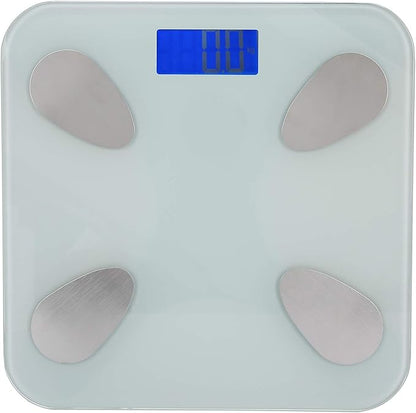 Advanced Smart Body Fat Scale Bluetooth Weight Scale with High Precision Sensors Digital Body Composition Analyzer BMI Measurement for Home Gym Fitness Tracking ABS Material
