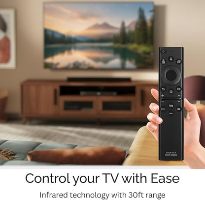 BN59-01385A Samsung TV Remote Control Replacement for Smart TV - Easy Setup, Universal Voice Remote, No Solarcell - Works with Samsung QLED, Frame, Crystal UHD, 4K, & LED Smart TVs