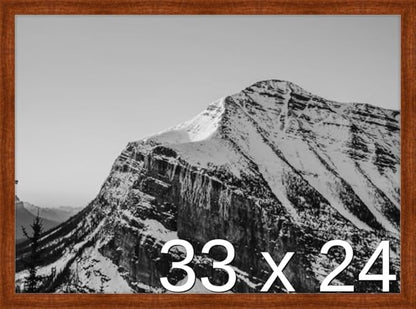 Frame It Easy 33 x 24 Russet Wood Frame (Derby)