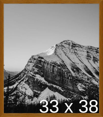 Frame It Easy 33 x 38 Hazel Wood Frame (Derby)