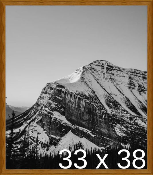 Frame It Easy 33 x 38 Hazel Wood Frame (Derby)