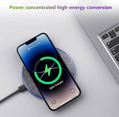 20W Fast Wireless Charger Pad,Wireless Phone Charging Station Compatible with iPhone 16/15/14/13/12/11/SE/X/AirPods,Fast Charge for Samsung Galaxy S25/S24/S23/S22/Note/Buds/Buds +,Pixel,LG G8/7