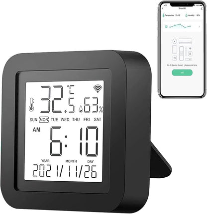 eMylo USB Smart WiFi IR Remote Control with Temperature & Humidity Sensor – Tuya App Control, Compatible with Alexa, Universal Controller for TV/AC/Audio/DVD