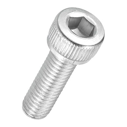 Kozelo 50pcs Socket Head Cap Screws - [M5-0.8 x 16mm] 304 Stainless Steel Allen Socket Drive for Electrical Motor 3D Printing Fan Engine Replacement Use, Silver
