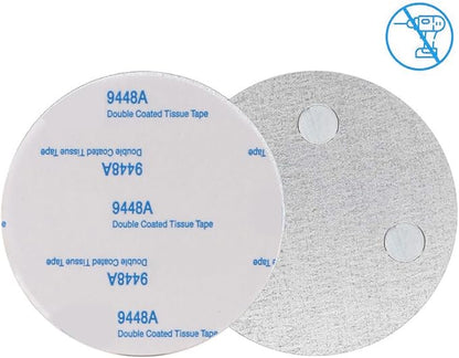 Magnetic Smoke Detector Sticky Pads Magnetic Adhesive Pads 3PCS Magnetic Smoke Alarm Fixing Mount No Drilling Magnet Holder Installation Tool for Smoke Fire Alarms Detector