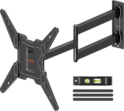 ELIVED 31.3 Inch Long Arm TV Mount for Most 32-65 Inch TVs, Swivel and Tilt Long Extension TV Wall Mount, Full Motion Wall Mount Bracket Max VESA 400x400mm, Holds up to 99 lbs.