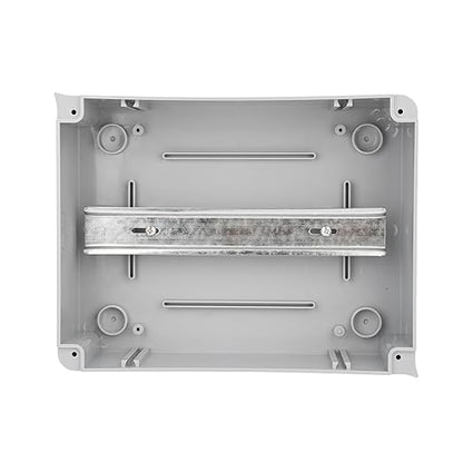 MOLLOM 12 Way Circuit Breaker MCB Distribution Protection Box with DIN Rail, IP65 Waterproof,for Indoor and Outdoor