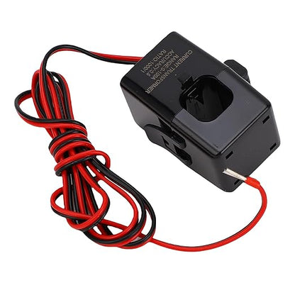 100A 3 Phase Power Meter Energy Consumption Electricity Usage Monitor with APP Control for Home School Dormitory Shopping Mall with Clamp Current Transformer DIN Rail Watt Kwh Frequency Meter