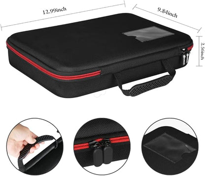 Battery Organizer Storage Box with Tester, Battery Vault Case Fireproof Waterproof Explosionproof Holder Box with Tester BT-168 Checker Carrying Case Container Bag Fit for 200+ Batteries AA AAA C D 9V