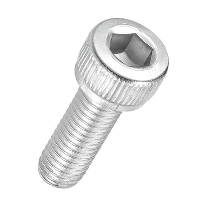 Kozelo 40pcs Socket Head Cap Screws - [M5-0.8 x 14mm] 304 Stainless Steel Allen Socket Drive for Electrical Motor 3D Printing Fan Engine Replacement Use, Silver
