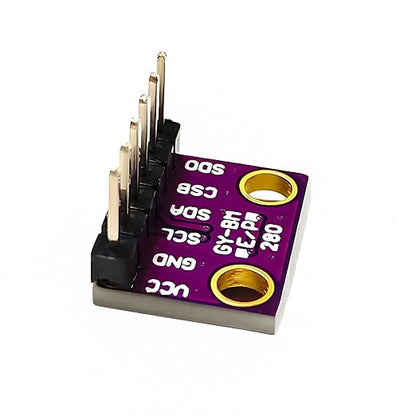 SHILLEHTEK PRE-SOLDERED BME280 3.3V High Precision Altimeter Atmospheric Pressure, Temperature, and Humidity GY-BME280-3.3 Sensor Module for Raspberry Pi, Arduino, and Other MicroControllers