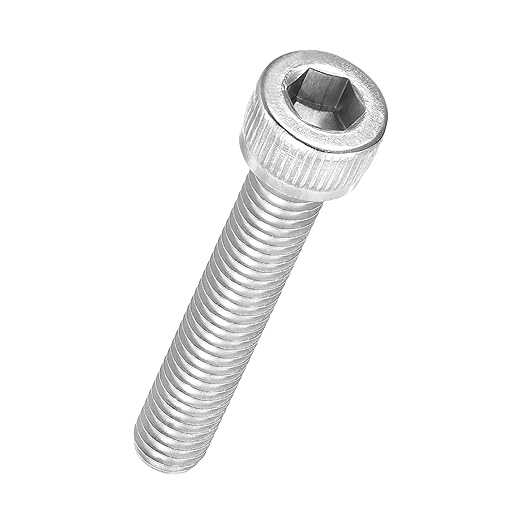 Kozelo 20pcs Socket Head Cap Screws - [M6-1 x 35mm] 304 Stainless Steel Allen Socket Drive for Electrical Motor 3D Printing Fan Engine Replacement Use, Silver