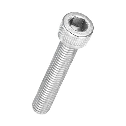 Kozelo 20pcs Socket Head Cap Screws - [M6-1 x 35mm] 304 Stainless Steel Allen Socket Drive for Electrical Motor 3D Printing Fan Engine Replacement Use, Silver
