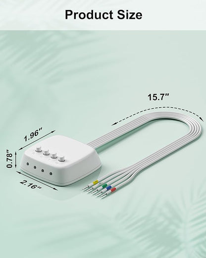 WUKUR Power Extender Kit for ecobee Smart Thermostat Premium, C-Wire Adapter Compatible with ecobee3 Lite, Premium, Enhanced, Essential, Lite, for ecobee4 and Smart Thermostats with Voice Control