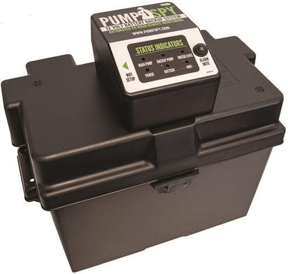 PumpSpy PS2000C Pre-Assembled SmartPump Combination Wi-Fi Connected 1/2HP Primary Sump Pump and 12V Battery Backup Sump Pump with Internet Monitoring & Alerts, Water Alarms for Basements