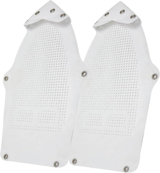 2 Piece - Cover Iron Shoe Used for Electric Iron Clothes Protector When Ironing - Prevents Burn, Sticking,Easy Installation Sole Plate Accessory