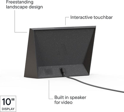 Aura Stone Digital Picture Frame - 10.1" HD Mat Display | Wirecutter's Best Digital Frame for Gifting - Send Photos Directly from Your Phone | Quick & Easy Setup Over WiFi - Free App | Black
