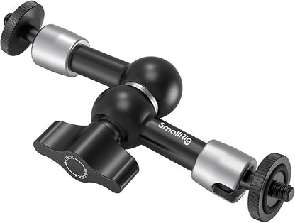 SmallRig 5.5 Inches Adjustable Friction Articulating Magic Arm, with Both 1/4" Screw for LCD Monitor/LED Lights