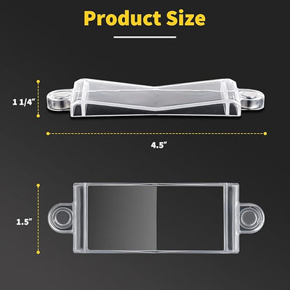 Light Switch Guard Cover- PSZEZNZ Light Switch Outlet Covers for Flat Modern Wall Switches-Child Safety Protection(Clear,1 Piece)