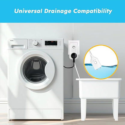 Brezoo Smart Overflow Detection Sensor - Water Overflow Alarm with Real-Time Alerts for Home, Office & Basement Protection