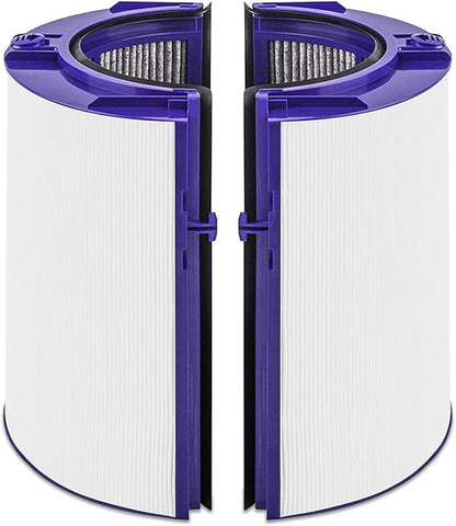 2-IN-1 Filter Replacement for Dyson PH01 HP07 HP10 TP07 TP10 TP09 HP09 HP06 TP06 Air Purifier 360 Combi Glass Pure Cool Hot Humidify Fan, 2-IN-1 HEPA + Carbon Filter