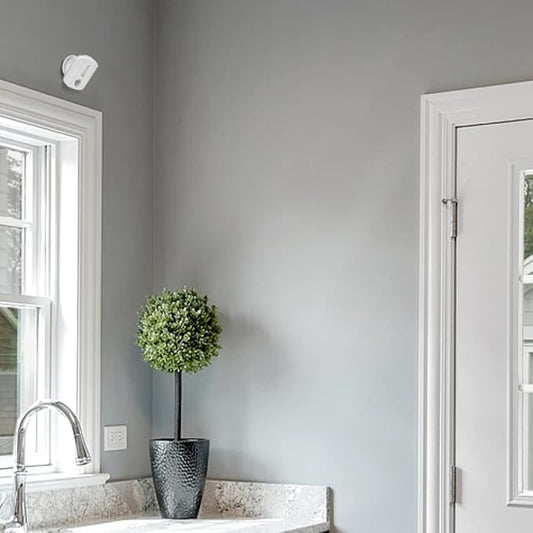Swann Wireless Motion Alert Sensor Unit Easy Installation Both Indoors & Outdoors with Weatherproof Design, No Hub Required. Detect Movement Up to 50ft Away Within 110 Degree Range,White