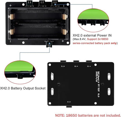GeeekPi UPS Gen 6 Power Supply Uninterruptible UPS HAT for Raspberry Pi 5/4B, with Aluminum Heatsink