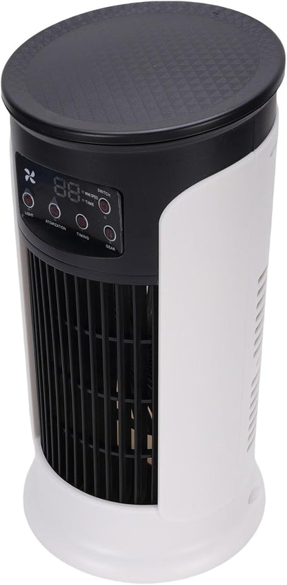 JTLB Portable Air Conditioner Fan Quiet 3 in 1 with 6 Fan Speeds Evaporative Air Cooler for Desktop, USB, 8H Timer, Cooling, Humidification,