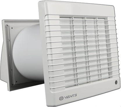 VENTS-US GK 150 MA-MV KIT – Easy to Install 6" Through The Wall Exhaust Fan with Exterior Backdraft Hood, 176 CFM – Removes Moisture, Harmful Fumes, Humidity, Odors, and Common Indoor Air Contaminants