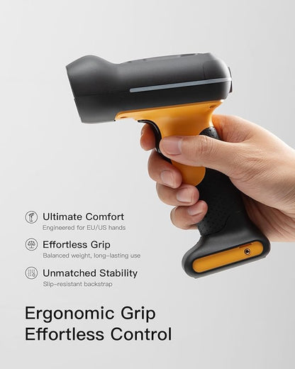 Inateck Industrial Barcode Scanner Bluetooth, 1D Scanner Wireless with IP67 Waterproof and Dustproof, Handscanner with App & SDK，BCST-61