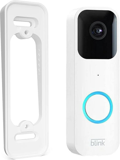 Hidden River Lab Angle Wedge Mount for Blink Video Doorbell (1st Generation) – Plastic Mounting Bracket Only (No Doorbell Included) – White