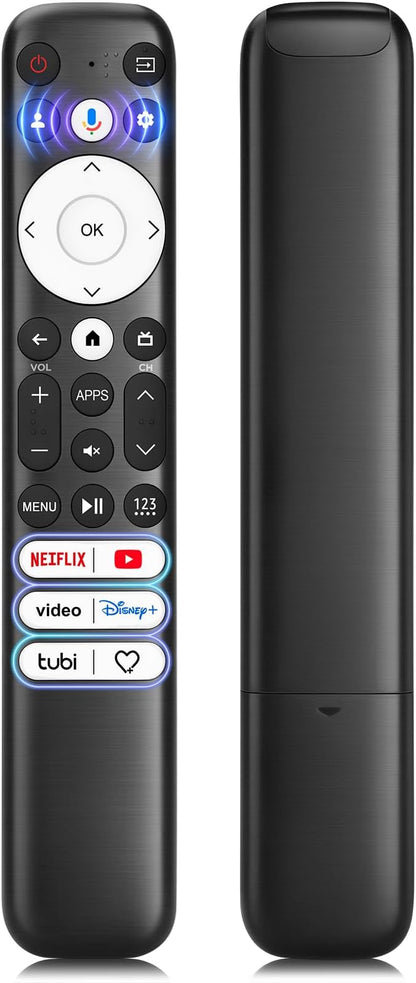 Voice for Hisense-Google-TV-Remote Control Replacement for All Hisense 2022-2026 Mini-LED ULED 4K Google Smart TVs