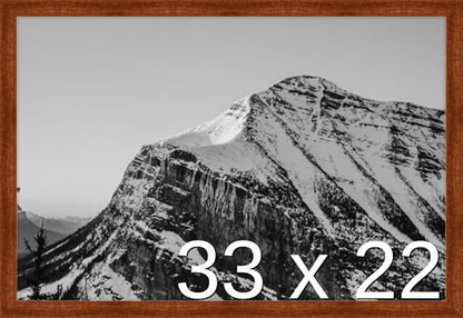 Frame It Easy 33 x 22 Russet Wood Frame (Derby)
