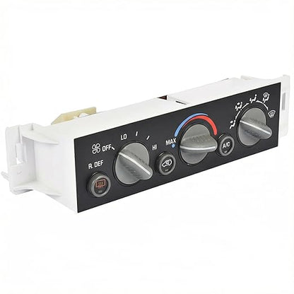 599-006 A/C Heater Climate Control Panel Module with Blower Motor Switch Compatible with GMC C1500 C2500 C3500 K1500 K2500 K3500 Suburban Tahoe Yukon 1996-2000