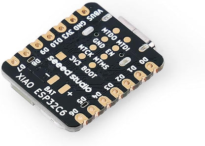 Seeed Studio XIAO ESP32C6-2.4 GHz WiFi 6, Bluetooth 5.3, Zigbee, Thread (802.15.4), ESP Rain Maker, AWS IoT, Support Microsoft Azure, Smart Home